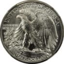 Walking Liberty Half Dollar reverse side.